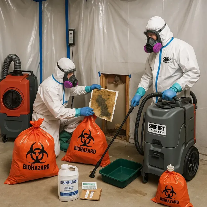 Contaminated Water Handling Protocols process in Gentry, AR