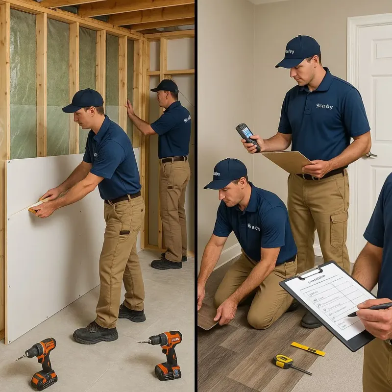 Repairs and Reconstruction process in Gentry, AR